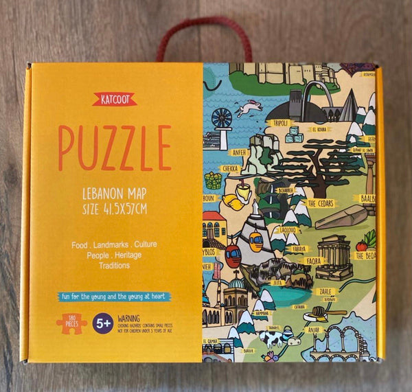 Lebanon Puzzle Map , Home Décor top , Office Décor , Wooden Toy