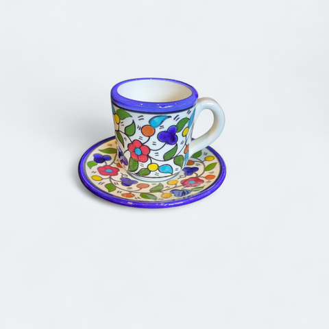 Khalili espresso cup and saucer set