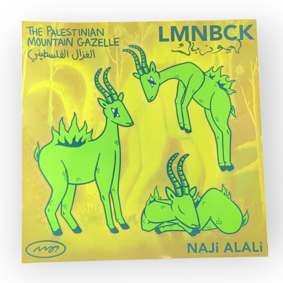 LMNBCK The Palestinian Mountain Gazelle Sticker Sheet