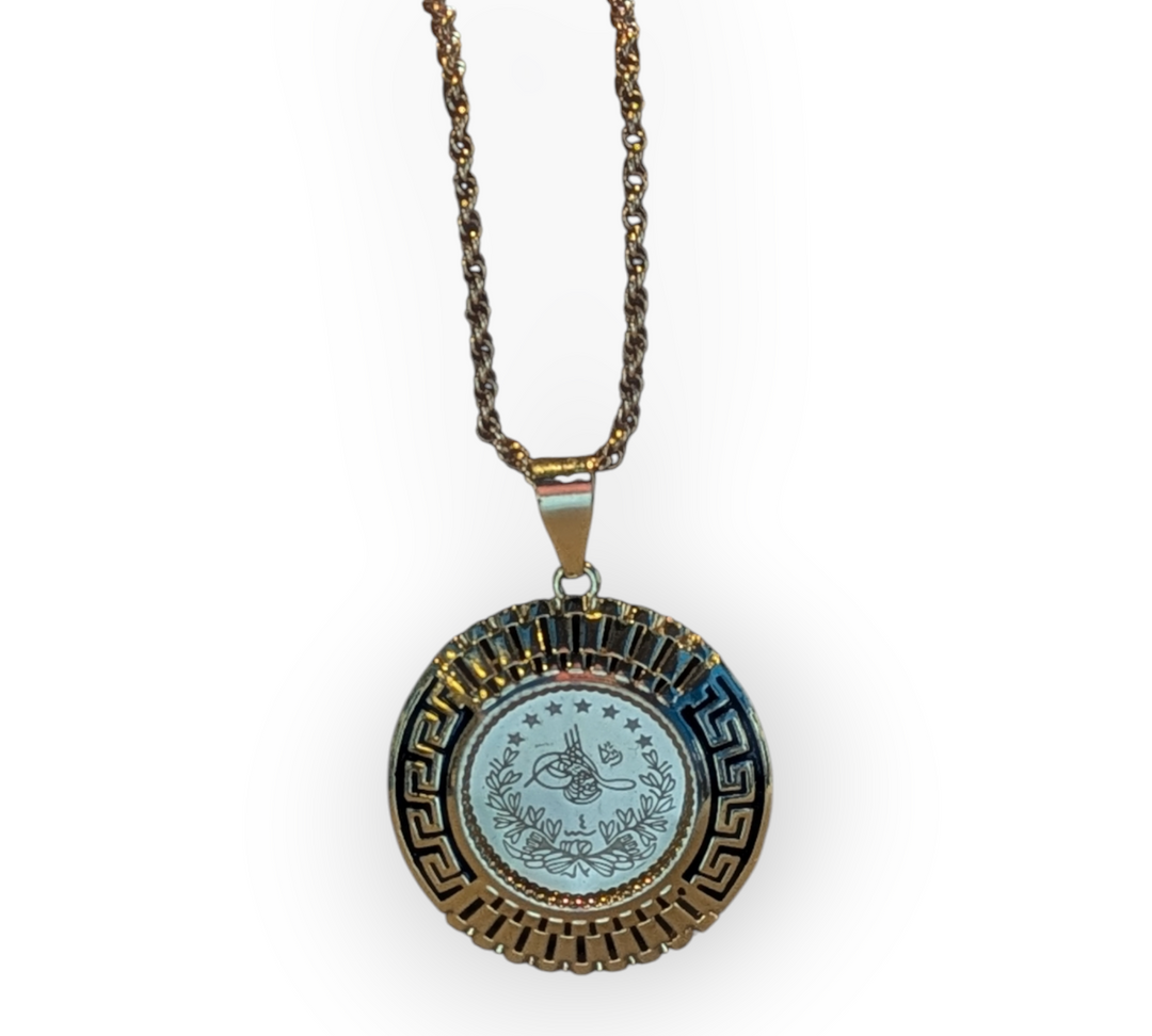 Ottoman Seal Coin Necklace (Rainbow Jewelers)