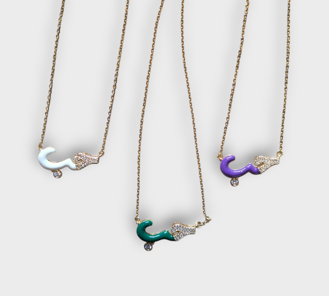 Enamel Love Necklace (Rainbow Jewelers)