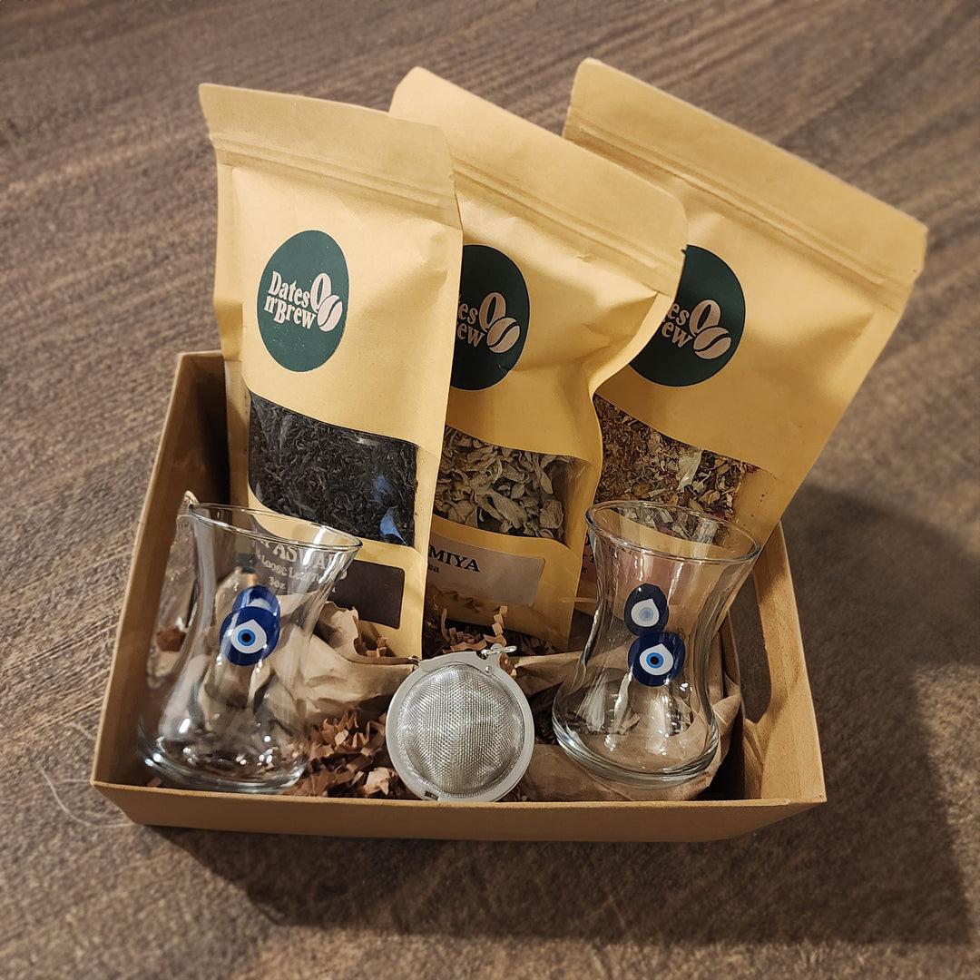 Dates 'n Brew: Tea Collection Gift Set