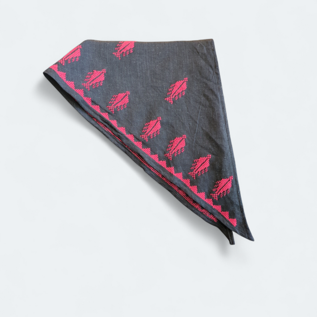 Tatreez Linen Bandana
