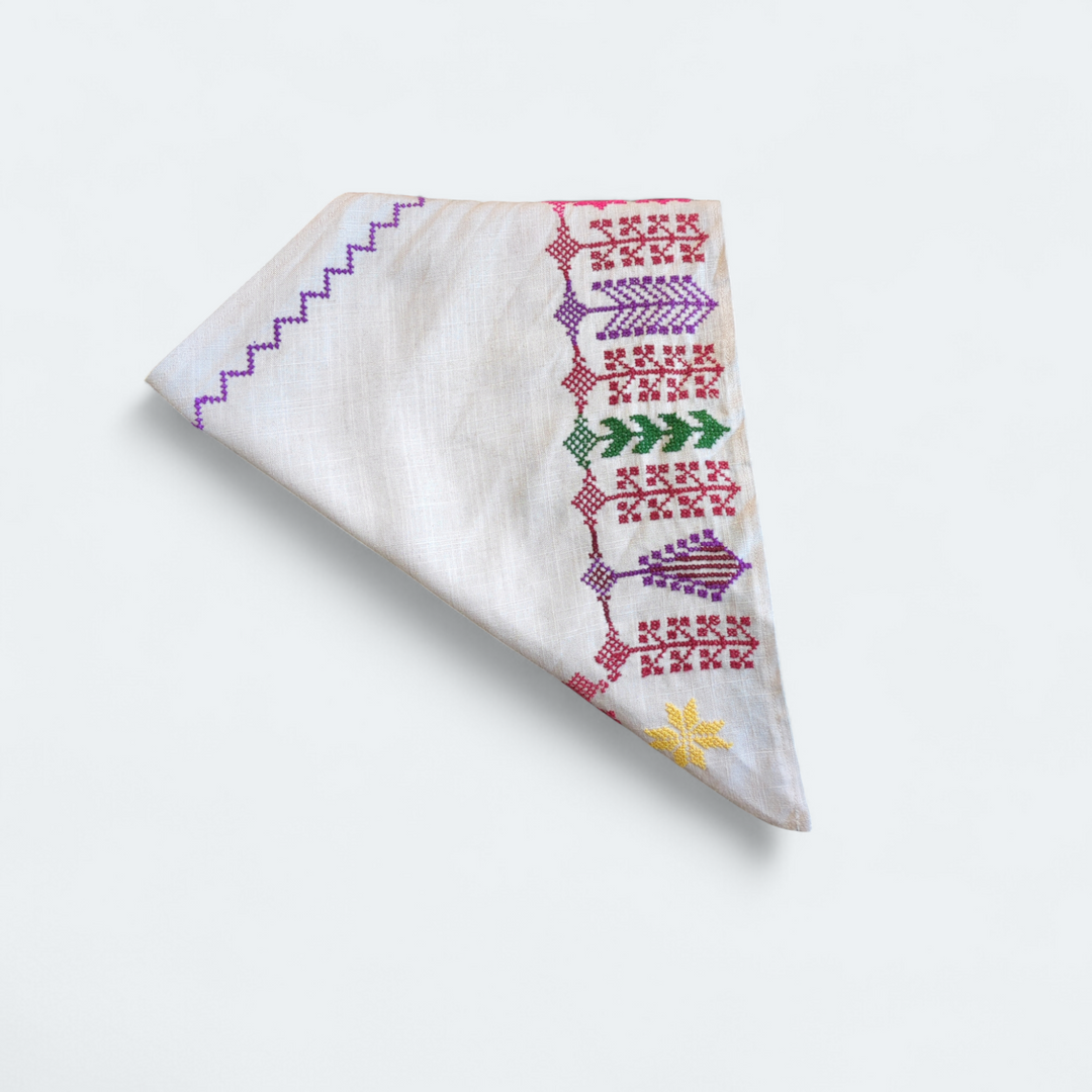 Tatreez Linen Bandana