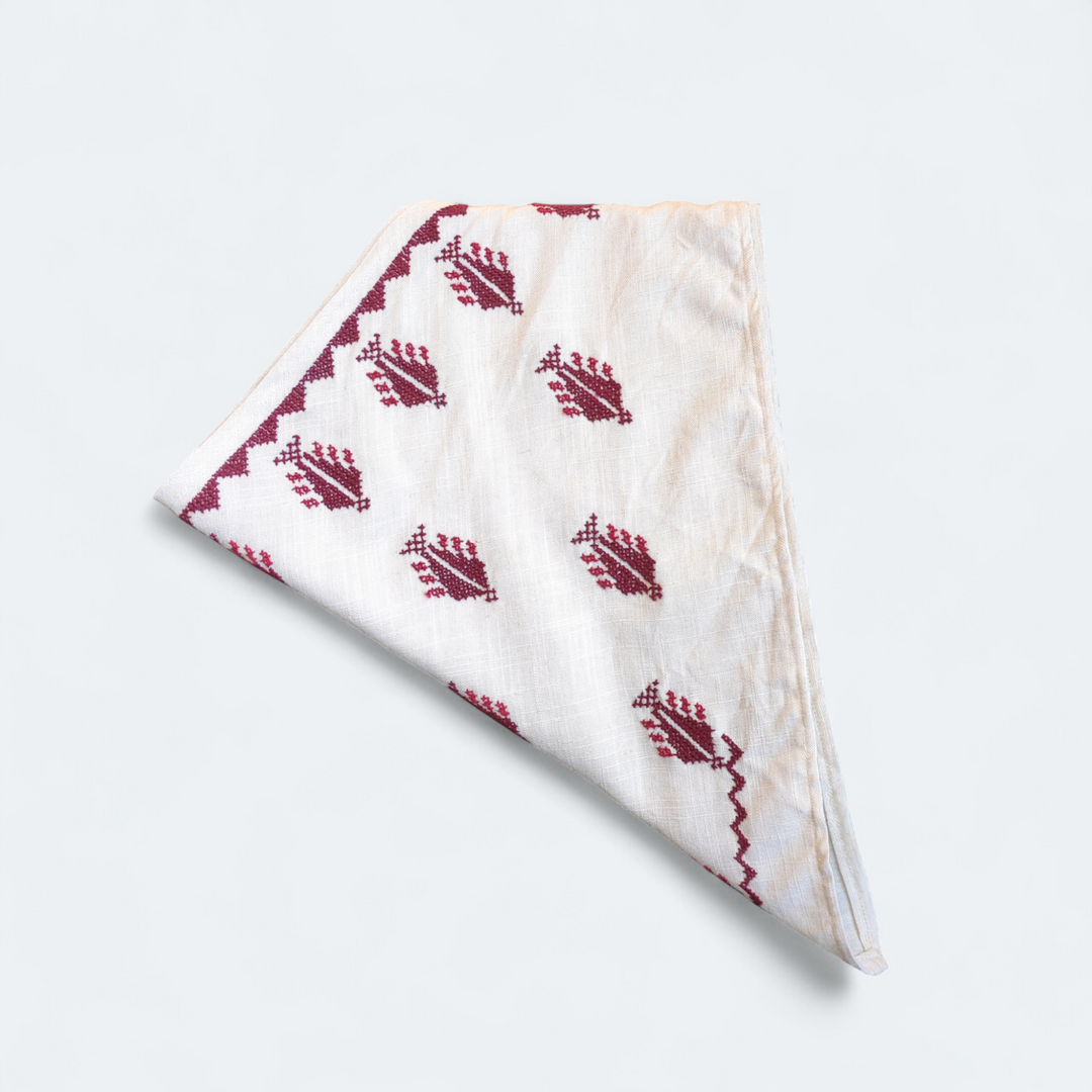 Tatreez Linen Bandana