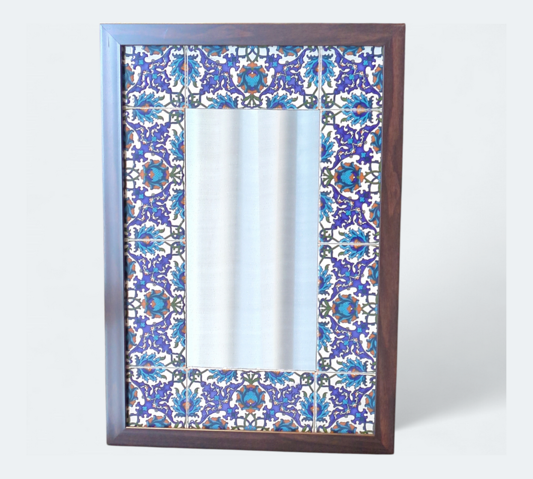 Large Khalili Tile Mirror (Made in Palestine)