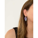 Silk Road Leaf Shape Earrings