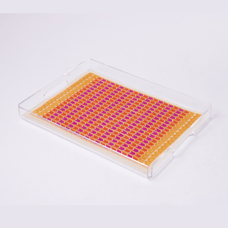 INAASH - Large Plexi Tray with Tatreez