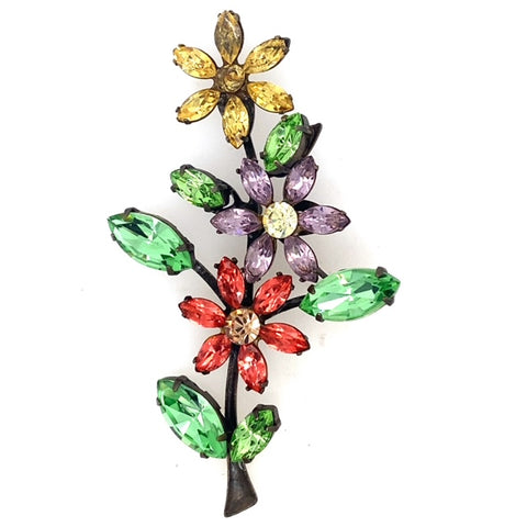 Rainbow Jewelers Floral Brooches