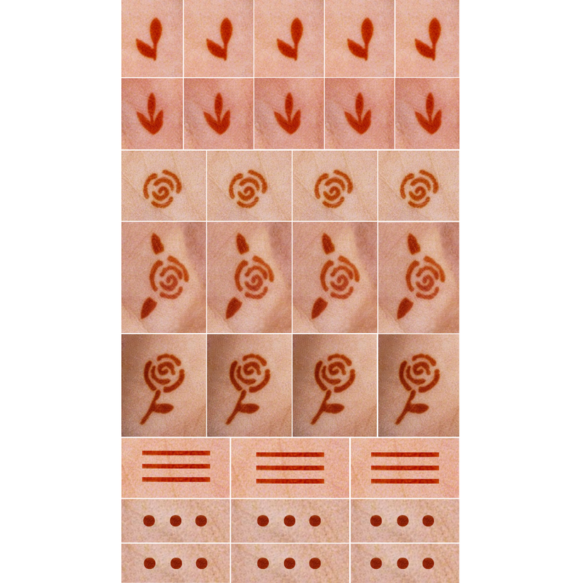 TAIF ROSE x THUNA STENCIL STICKER PACK