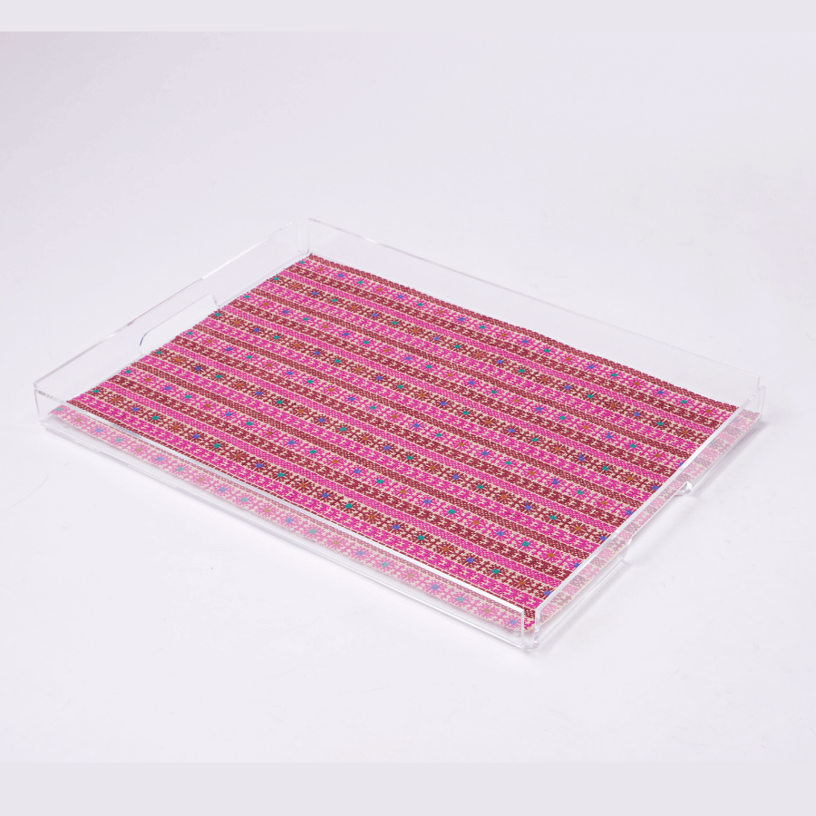 INAASH - Large Plexi Tray with Tatreez