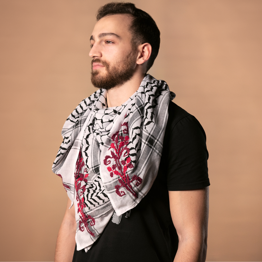 INAASH - Ramallah Embroidery Keffiyeh