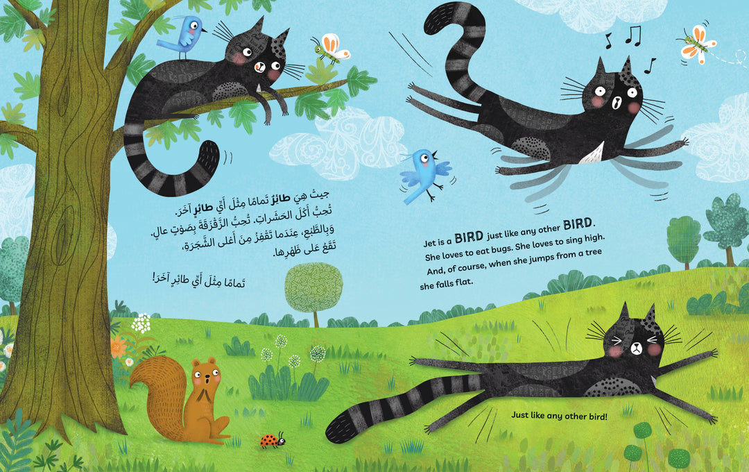 Jet the Cat (Is Not a Cat) (Bilingual Arabic & English)