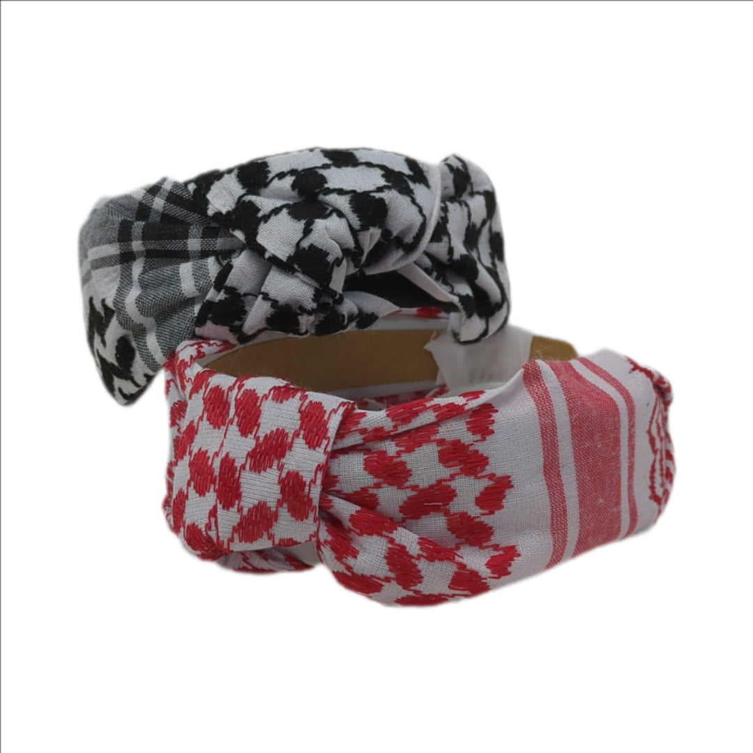 La.Looshi Knotted Keffiyeh Headband (adult)