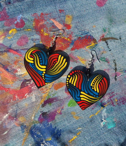 Congo Heart Earrings