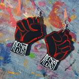 Resist Earrings