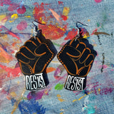 Resist Earrings