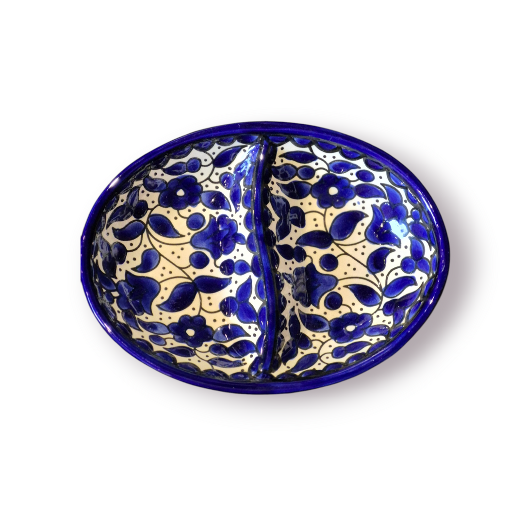 Oval sectioned plate (Made in Palestine)