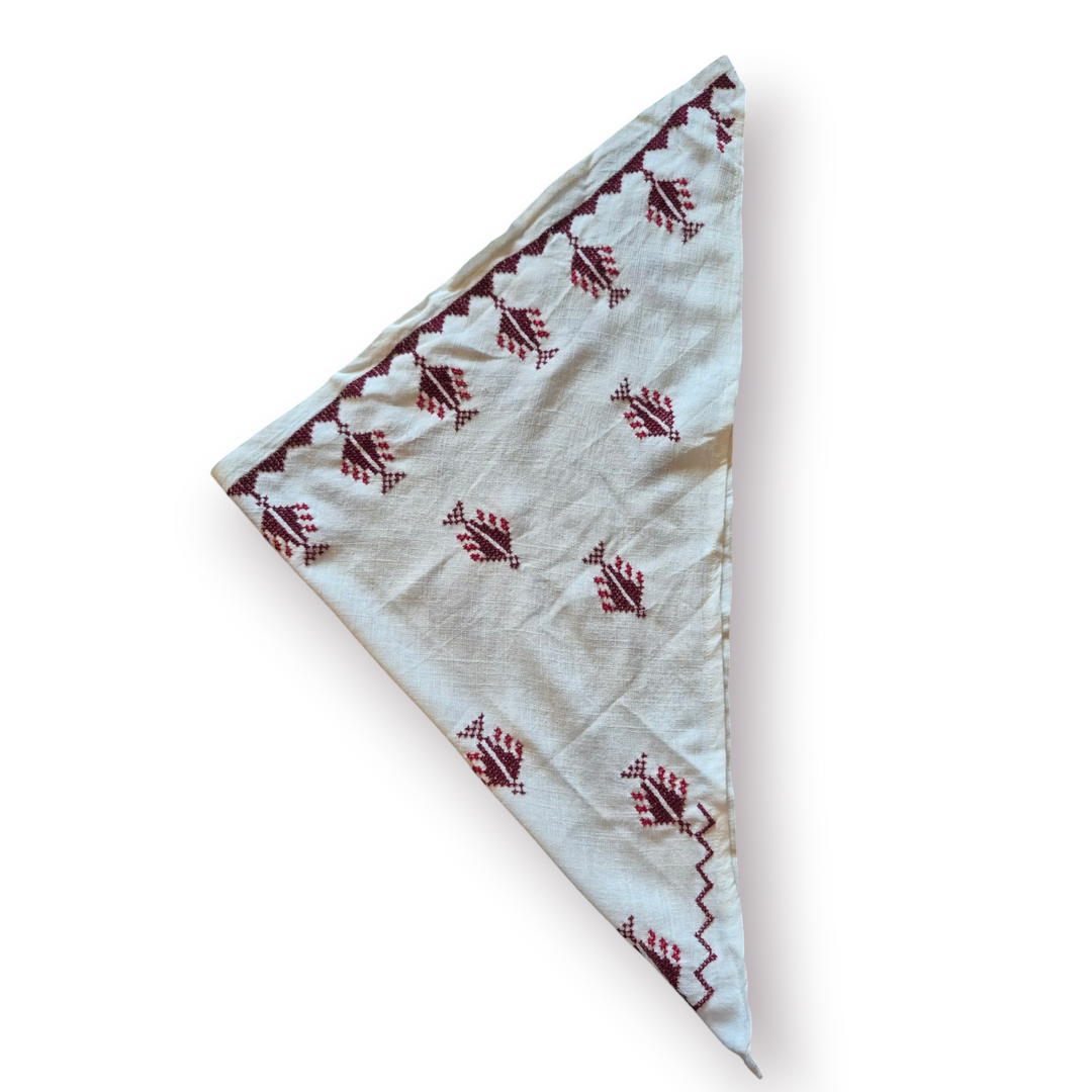Tatreez Linen Bandana