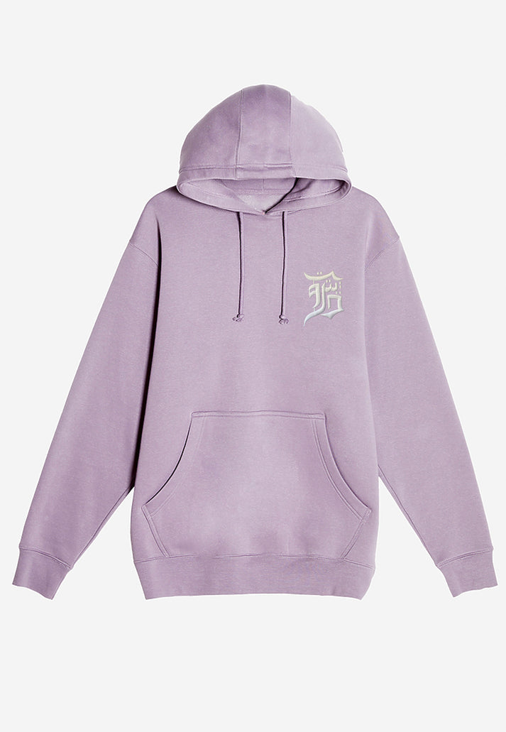 Yalla Detroit Arabic Calligraphy Hoodie - Faded Ube