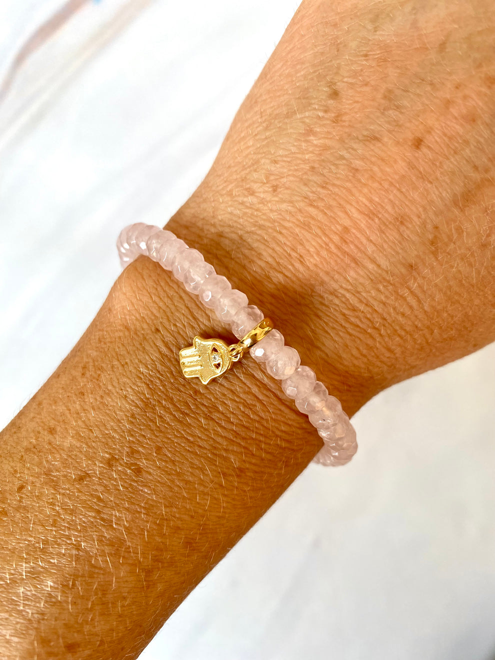 Beaded Crystal Charm Bracelets