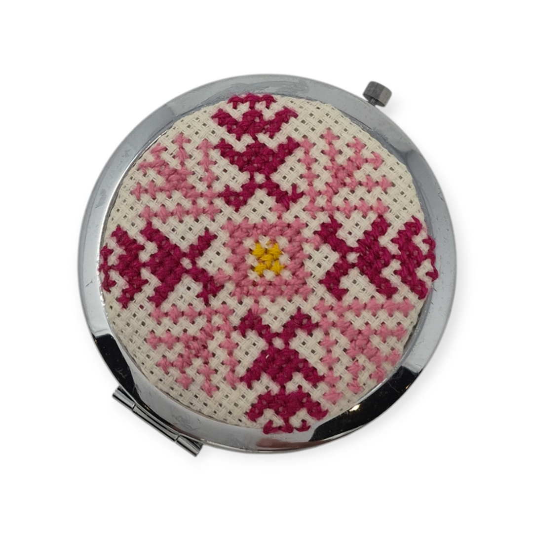 Tatreez Compact Mirror
