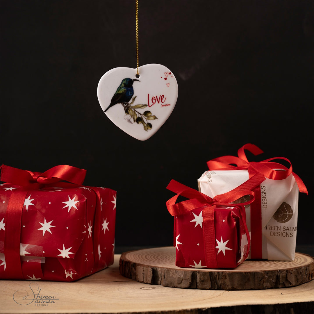 Ceramic Ornament: Love