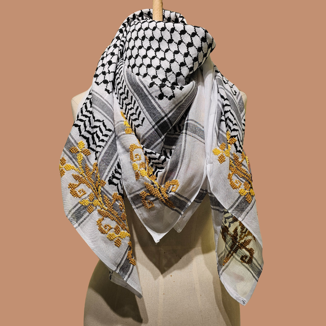 INAASH - Ramallah Embroidery Keffiyeh