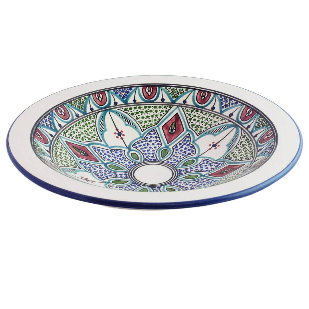 16" Amira Large Shallow Serve Platter, Serving Bowl