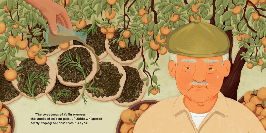 Everything Grows in Jiddo's Garden by Jenan Matari