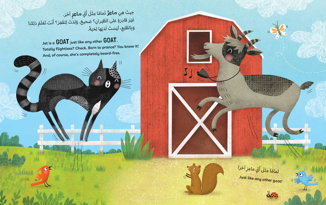 Jet the Cat (Is Not a Cat) (Bilingual Arabic & English)