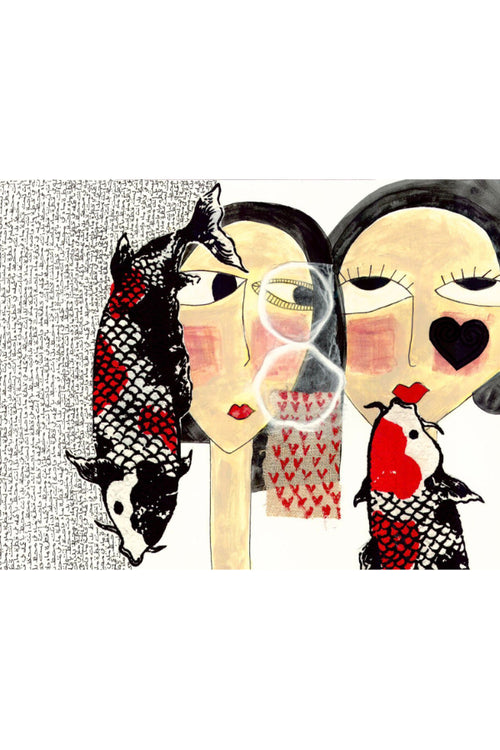 Kittaba 4.5x6.5 Art Prints with Matting