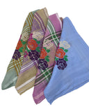 Hand embroidered Flowers Keffiyeh