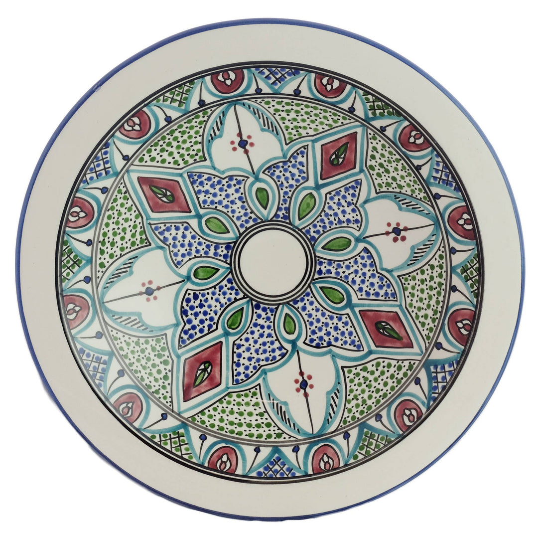 16" Amira Large Shallow Serve Platter, Serving Bowl