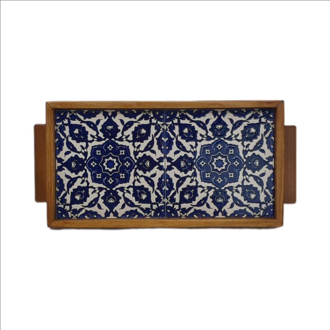 Tiled Tray (2 Tiles) - Made in Palestine