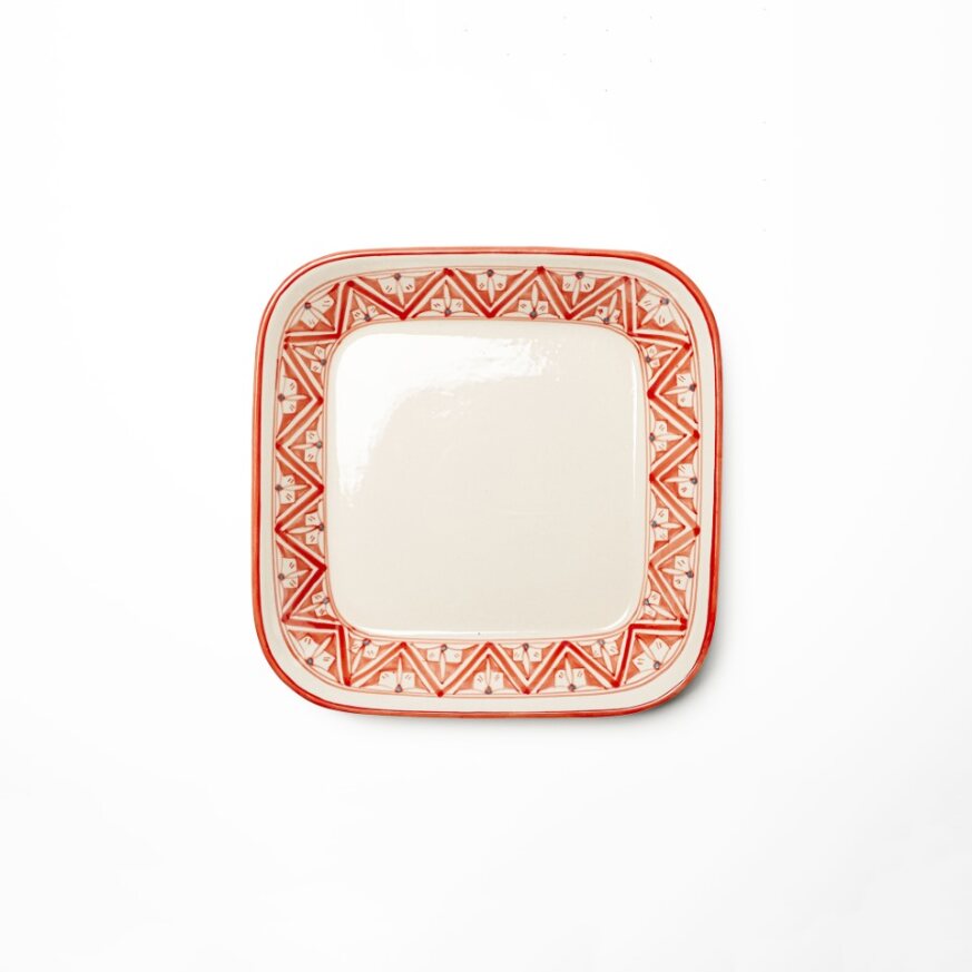 Tunisian Square Serving Bowl