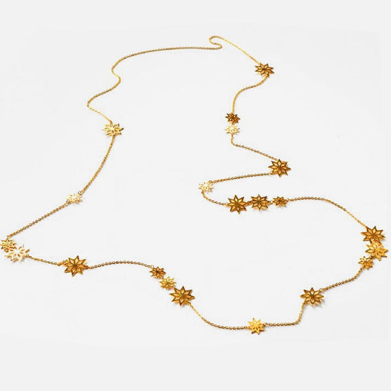 Barquq shooting stars necklace