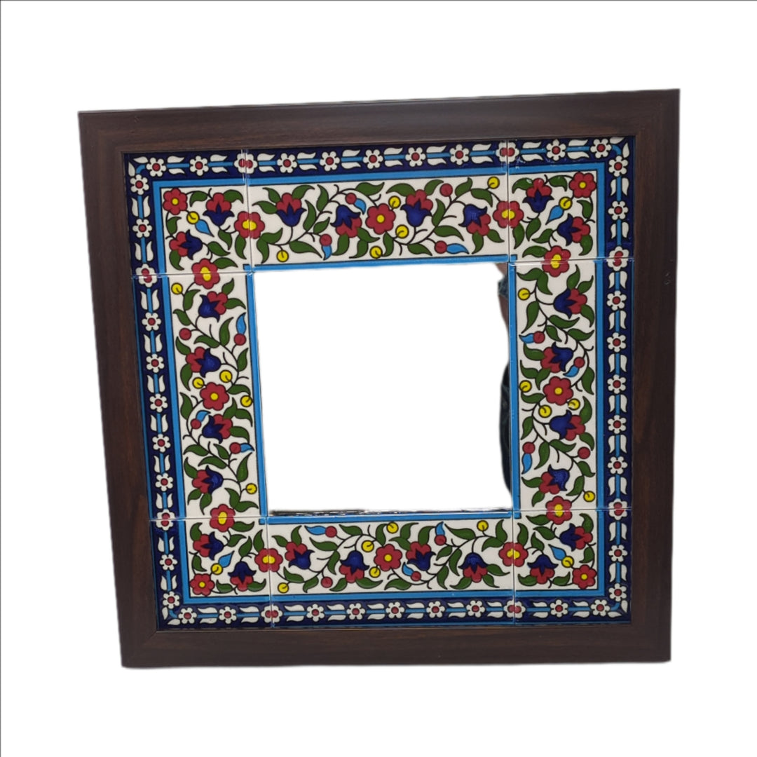 Small Khalili Tile Mirror (Made in Palestine)