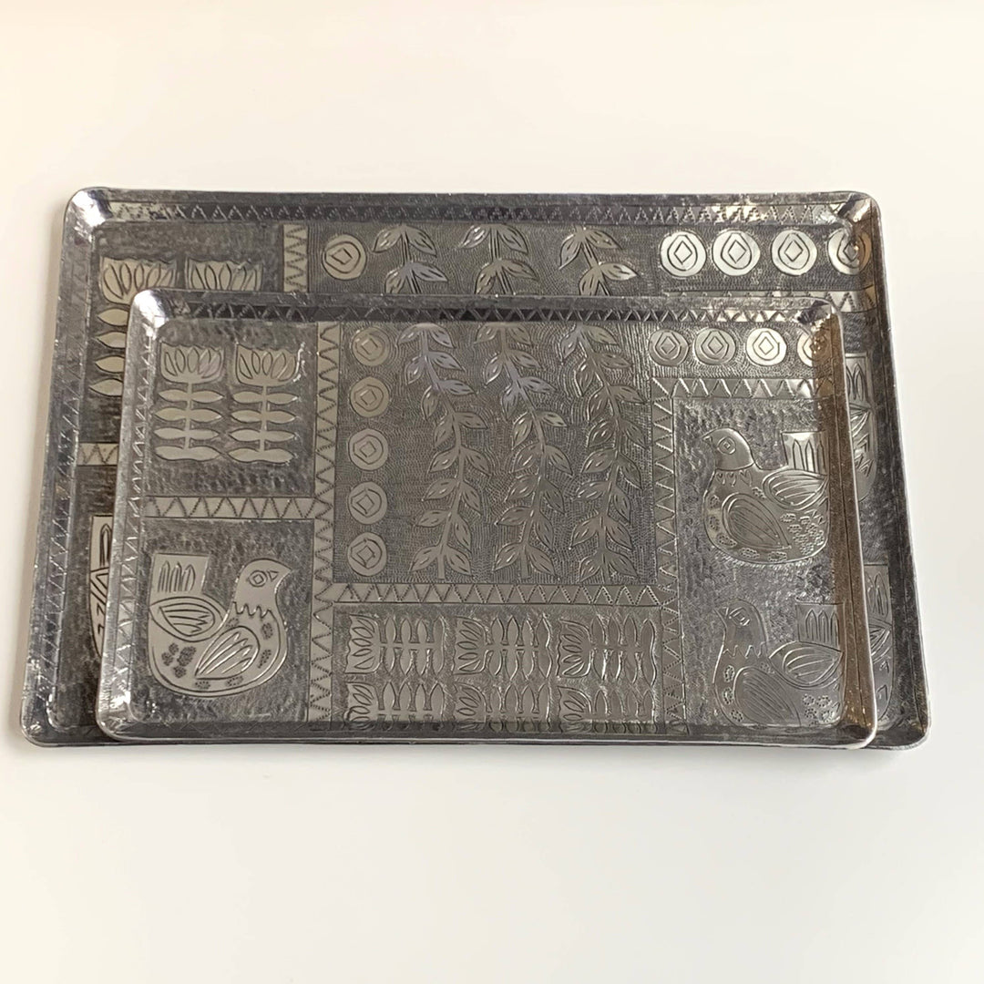 Pigeon Decorative Tray - Rectangular