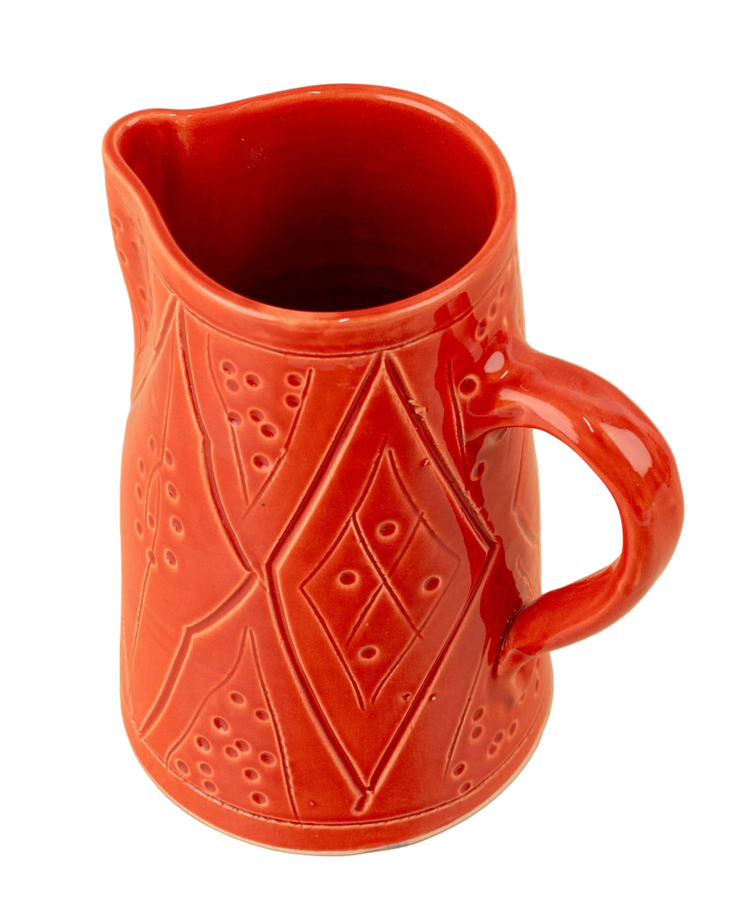 Handmade Ceramic Moroccan Pitcher