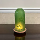 Upcycled Glass Lantern - Snowflakes