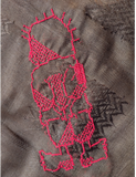 Hand embroidered Handala Keffiyeh