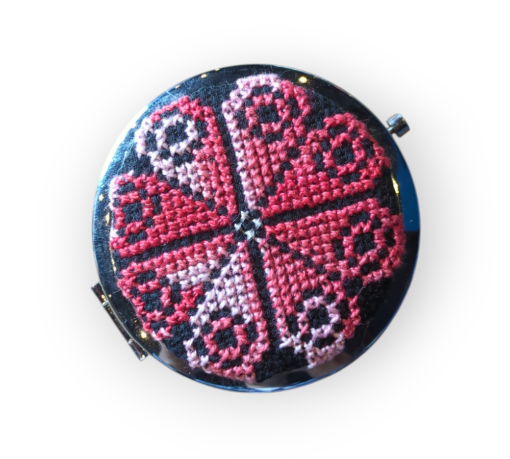 Tatreez Compact Mirror