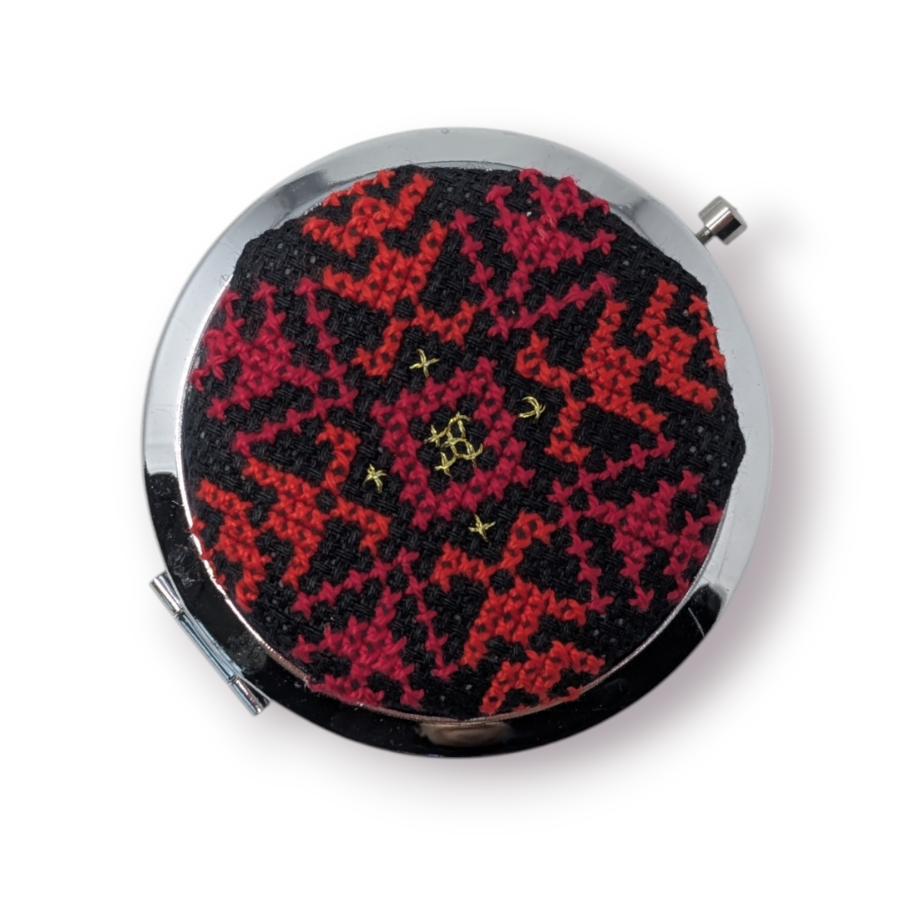 Tatreez Compact Mirror