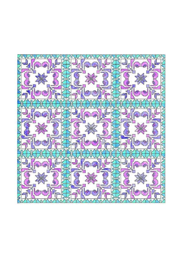 Coloring Palestine: Adult Zen Coloring Book