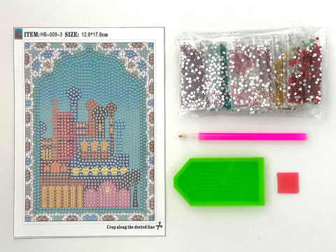 City of Minarets 5x7 Diamond Art Kit