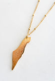 Mena Jewelry - Gold Palestine Necklace
