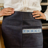 Darzah Farah Denim Apron