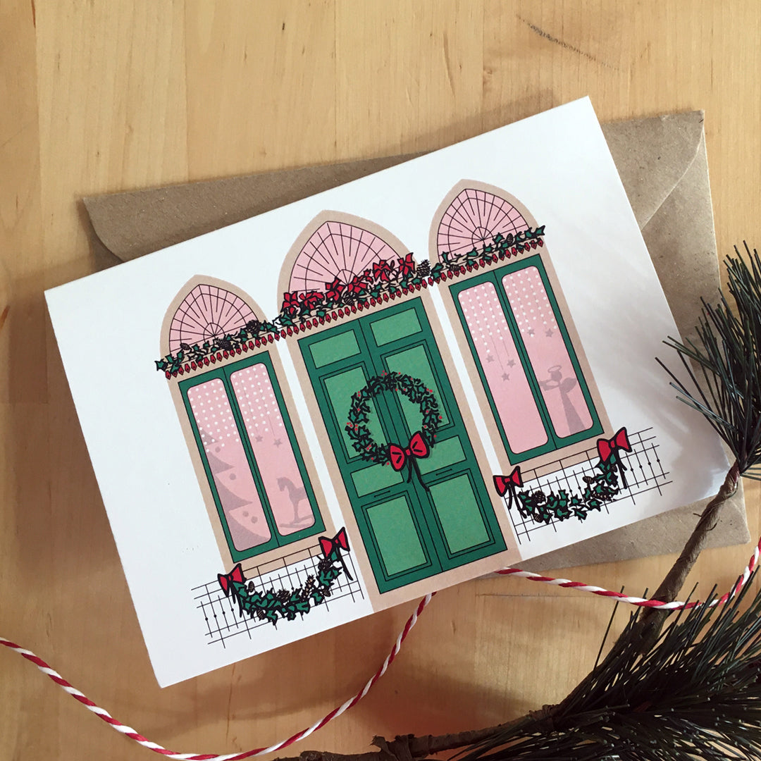 Christmas in Beirut Greeting Cards