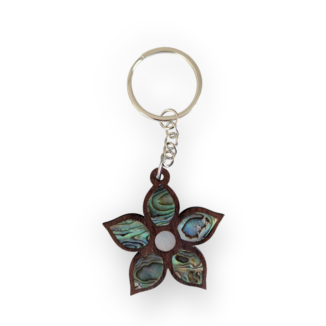 Damascene keychain